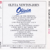 Olivia Newton-John, Olivia re-issued 1990 Japanese CD back cover