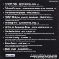 Two Of A Kind Australian 1998 CD release, insert