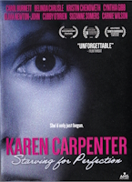 Karen Carpenter Starving For Perfection DVD cover Click to enlarge