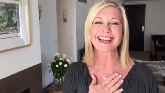 Olivia Newton-John Magnolia Ball message April 2015