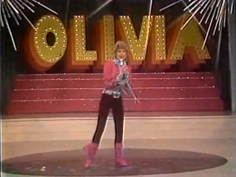 Olivia Newton-John on Sabado Sensacional Venezuela Feb 1982