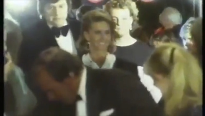 Olivia Newton-John at the Phar Lap movie premiere August 1983, in Australia