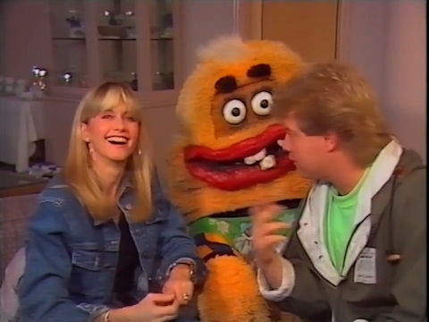 Olivia Newton-John on The Early Bird Show with Darryl Cotton 1989