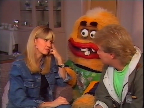 Olivia Newton-John on The Early Bird Show with Darryl Cotton 1989